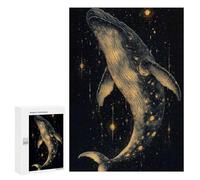 300 PCS Rompecabezas para Adolescentes Whale in The Stars Rompecabezas para Adultos Juegos Divertidos Regalo De Cumpleaños Cumpleaños Y Navidad 300 PCS