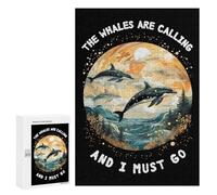 300 PCS Rompecabezas para Adolescentes Whales In To The Moon Rompecabezas Juegos Relajantes Desafío Difícil Desafiante De Completar 300 PCS