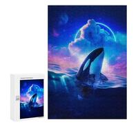 300 PCS Rompecabezas para Adolescentes Whats In Above The Sea Rompecabezas Juegos Relajantes Desafío Difícil Desafiante De Completar 300 PCS