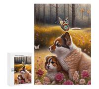 300 PCS Rompecabezas para Adolescentes Whimsical Forest Friends Rompecabezas para Adolescentes para Mejorar La Memoria Cada Pieza Es Única - Regalos Y Cumpleaños Únicos 300 PCS