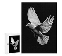 300 PCS Rompecabezas para Adolescentes White Dove In Flight Juegos Familiares De Rompecabezas para Adultos Que Mejoran La Memoria Ayudan A Ejercitar El Cerebro 300 PCS