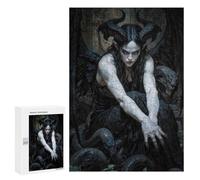 300 PCS Rompecabezas para Adolescentes Wings of The Nocturne Serpent, Lilith Rompecabezas Juegos Relajantes Pero Divertidos Y Humorísticos Cumpleaños Y Navidad 300 PCS