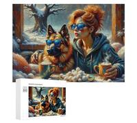 300 PCS Rompecabezas para Adolescentes Winter Cozy Moments with Friends Rompecabezas para Adultos Juego De Ingenio Regalos para Mujeres Cumpleaños Y Navidad 300 PCS