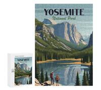 300 PCS Rompecabezas para Adolescentes Yosemite National Park Rompecabezas Juegos Relajantes Desafío Difícil Desafiante De Completar 300 PCS