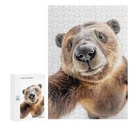 300 PCS Rompecabezas para Adultos A Beaver Taking A Selfie Juego Familiar De Rompecabezas Análisis Y Lógica Interacción Entre Padres E Hijos 300 PCS