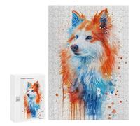 300 PCS Rompecabezas para Adultos American Eskimo Dog Rompecabezas para Adultos Juguetes De Bricolaje Análisis Y Lógica Cumpleaños Y Navidad 300 PCS