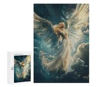 300 PCS Rompecabezas para Adultos Angel Wings Fantasy Art Rompecabezas para Adultos para La Diversión Familiar para Cumpleaños, Navidad, Juego De Desafío Único 300 PCS