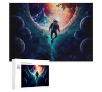 300 PCS Rompecabezas para Adultos Astronaut in Space Portal Rompecabezas para Adultos Juegos De Relajación Regalo De Cumpleaños Cumpleaños Y Navidad 300 PCS