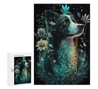 300 PCS Rompecabezas para Adultos Australian Shepherd Dog Rompecabezas para Adultos Juguete Decoración De Pared Arte De Pared Desafiante De Completar 300 PCS