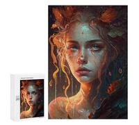 300 PCS Rompecabezas para Adultos Autumn's Tears Fantasy Portrait Rompecabezas para Adultos Juguete Decoración De Pared Decoración del Hogar 300 PCS