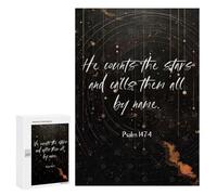 300 PCS Rompecabezas para Adultos Bible Verse Juego Familiar De Rompecabezas Análisis Y Lógica Interacción Entre Padres E Hijos 300 PCS