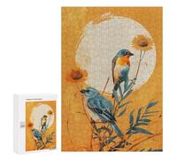 300 PCS Rompecabezas para Adultos Birds on Branch with Sun Rompecabezas para Adultos Juegos De Relajación Regalos para Mujeres Regalos De Cumpleaños 300 PCS