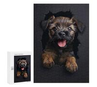 300 PCS Rompecabezas para Adultos Border Terrier Rompecabezas para Adultos Juguetes De Bricolaje Análisis Y Lógica Cumpleaños Y Navidad 300 PCS