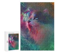 300 PCS Rompecabezas para Adultos Butterfly Kisses Juego Familiar De Rompecabezas Análisis Y Lógica Interacción Entre Padres E Hijos 300 PCS