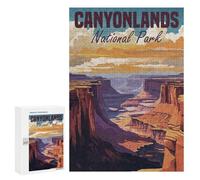 300 PCS Rompecabezas para Adultos Canyonlands National Park Rompecabezas para Adultos Juegos Familiares Regalos para Mujeres Interacción Entre Padres E Hijos 300 PCS