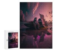 300 PCS Rompecabezas para Adultos Cast Away Astronaut Rompecabezas para Adultos Juegos De Relajación Regalos para Mujeres Regalos De Cumpleaños 300 PCS