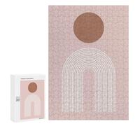 300 PCS Rompecabezas para Adultos Circles and Lines 1 Rompecabezas para Adultos Juguete Decoración De Pared Arte De Pared Desafiante De Completar 300 PCS