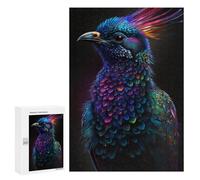 300 PCS Rompecabezas para Adultos Colorful Fantasy Bird-1 Rompecabezas para Adultos Juguetes Antiestrés Una Obra De Arte Difícil Y Desafiante 300 PCS