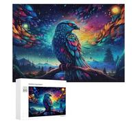 300 PCS Rompecabezas para Adultos Colorful Fantasy Bird Art Rompecabezas para Adultos Juguetes De Bricolaje Análisis Y Lógica Cumpleaños Y Navidad 300 PCS