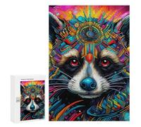 300 PCS Rompecabezas para Adultos Colorful Fox Portrait-12 Rompecabezas para Adultos Juguetes Antiestrés Decoración del Hogar Cumpleaños Y Navidad 300 PCS