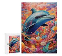 300 PCS Rompecabezas para Adultos Colorful Ocean Dreams Rompecabezas para Adultos Juguetes Antiestrés Decoración del Hogar Cumpleaños Y Navidad 300 PCS