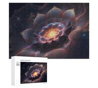 300 PCS Rompecabezas para Adultos Cosmic Bloom A Fractal Symphony of Colors Rompecabezas para Adultos Juguetes Antiestrés Decoración del Hogar Cumpleaños Y Navidad 300 PCS