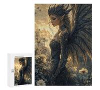 300 PCS Rompecabezas para Adultos Dark Angel in Bloom Rompecabezas para Adultos Juguetes Antiestrés Una Obra De Arte Difícil Y Desafiante 300 PCS