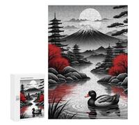 300 PCS Rompecabezas para Adultos Duck on The Lake Rompecabezas para Adultos Juguete Decoración De Pared Decoración del Hogar 300 PCS