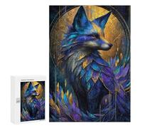 300 PCS Rompecabezas para Adultos Enchanted Fox Artwork Rompecabezas para Adultos para La Diversión Familiar para Cumpleaños, Navidad, Juego De Desafío Único 300 PCS