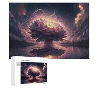 300 PCS Rompecabezas para Adultos Enchanted Lotus Pond -1 Rompecabezas para Adultos Juguetes De Bricolaje Análisis Y Lógica Cumpleaños Y Navidad 300 PCS