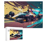300 PCS Rompecabezas para Adultos F1 Racing Car Speed Rompecabezas para Adultos Juguetes De Bricolaje Análisis Y Lógica Cumpleaños Y Navidad 300 PCS