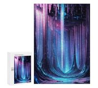 300 PCS Rompecabezas para Adultos Fantasy Cave Crystal Rompecabezas para Adultos Juguete Decoración De Pared Mejora Los Recuerdos Regalos para Amigos Y Familiares 300 PCS
