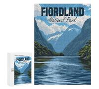 300 PCS Rompecabezas para Adultos Fiordland National Park Rompecabezas para Adultos Juegos Divertidos Vacaciones En Casa Matar El Tiempo Regalos De Cumpleaños Y Únicos 300 PCS