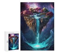 300 PCS Rompecabezas para Adultos Floating Island Waterfall Rompecabezas para Adultos Juguetes Antiestrés Una Obra De Arte Difícil Y Desafiante 300 PCS