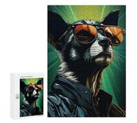 300 PCS Rompecabezas para Adultos Funky Lemur Fiesta Rompecabezas para Adultos Juegos De Relajación Regalos para Mujeres Regalos De Cumpleaños 300 PCS