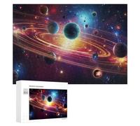 300 PCS Rompecabezas para Adultos Galactic Dreamscape A Cosmic Journey Through Stars and Planets Rompecabezas Juguetes Antiestrés Regalos para Mujeres Difíciles Y Desafiantes 300 PCS