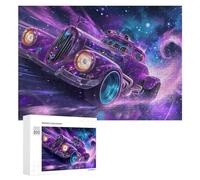 300 PCS Rompecabezas para Adultos Galactic Hot Rod Adventure Rompecabezas Juguetes Antiestrés Regalos para Mujeres Difíciles Y Desafiantes 300 PCS