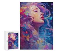 300 PCS Rompecabezas para Adultos Galaxy Girl No7 Rompecabezas para Adultos Juguetes Antiestrés Una Obra De Arte Difícil Y Desafiante 300 PCS