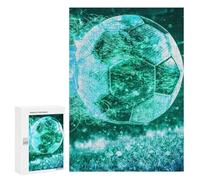 300 PCS Rompecabezas para Adultos Glowing Soccer Ball Rompecabezas para Adultos Juegos De Relajación Regalo De Cumpleaños Cumpleaños Y Navidad 300 PCS