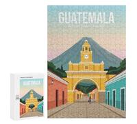300 PCS Rompecabezas para Adultos Guatemala Arco De Santa Catalina Rompecabezas para Adultos Juego De Ingenio Pero Divertido Y Humorístico Actividades Divertidas En Casa, 300 PCS