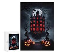 300 PCS Rompecabezas para Adultos Haunted Mansion Halloween Rompecabezas para Adultos Juego De Ingenio Pero Divertidos Y Regalos Humorísticos para Amigos Y Familiares 300 PCS