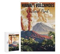 300 PCS Rompecabezas para Adultos Hawaii Volcanoes National Park Rompecabezas para Adultos Juguete Decoración De Pared Arte De Pared Desafiante De Completar 300 PCS