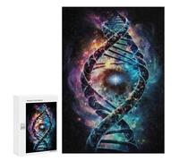 300 PCS Rompecabezas para Adultos Human DNA in The Space V2 Rompecabezas para Adultos Juegos De Relajación Regalos para Mujeres Regalos De Cumpleaños 300 PCS
