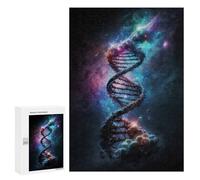300 PCS Rompecabezas para Adultos Human DNA in The Space V4 Rompecabezas para Adultos Juguete Decoración De Pared Mejora Los Recuerdos Regalos para Amigos Y Familiares 300 PCS