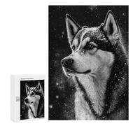 300 PCS Rompecabezas para Adultos Husky Animal Snow Rompecabezas para Adultos Juguetes De Bricolaje Análisis Y Lógica Cumpleaños Y Navidad 300 PCS