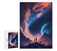 300 PCS Rompecabezas para Adultos Journey To The Stars Juego Familiar De Rompecabezas Análisis Y Lógica Interacción Entre Padres E Hijos 300 PCS