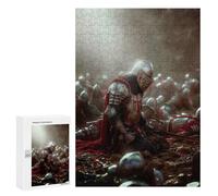 300 PCS Rompecabezas para Adultos Kneeling for The Fallen Rompecabezas para Adultos Juegos Divertidos Alivia El Estrés Desafiante De Completar 300 PCS