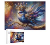 300 PCS Rompecabezas para Adultos Magical Fantasy Bird Artwork Rompecabezas para Adultos Juguetes Antiestrés Decoración del Hogar Cumpleaños Y Navidad 300 PCS
