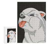 300 PCS Rompecabezas para Adultos Meme Dog Rompecabezas para Adultos Juegos Relajantes Corte De Precisión Cumpleaños Y Navidad 300 PCS