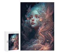 300 PCS Rompecabezas para Adultos Mermaid's Enchanted Hair Rompecabezas para Adultos Juegos Divertidos Alivia El Estrés Desafiante De Completar 300 PCS